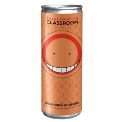 Assassination Classroom Energy Drink Wildberry Mojito Koro Sensei Orange 250ml